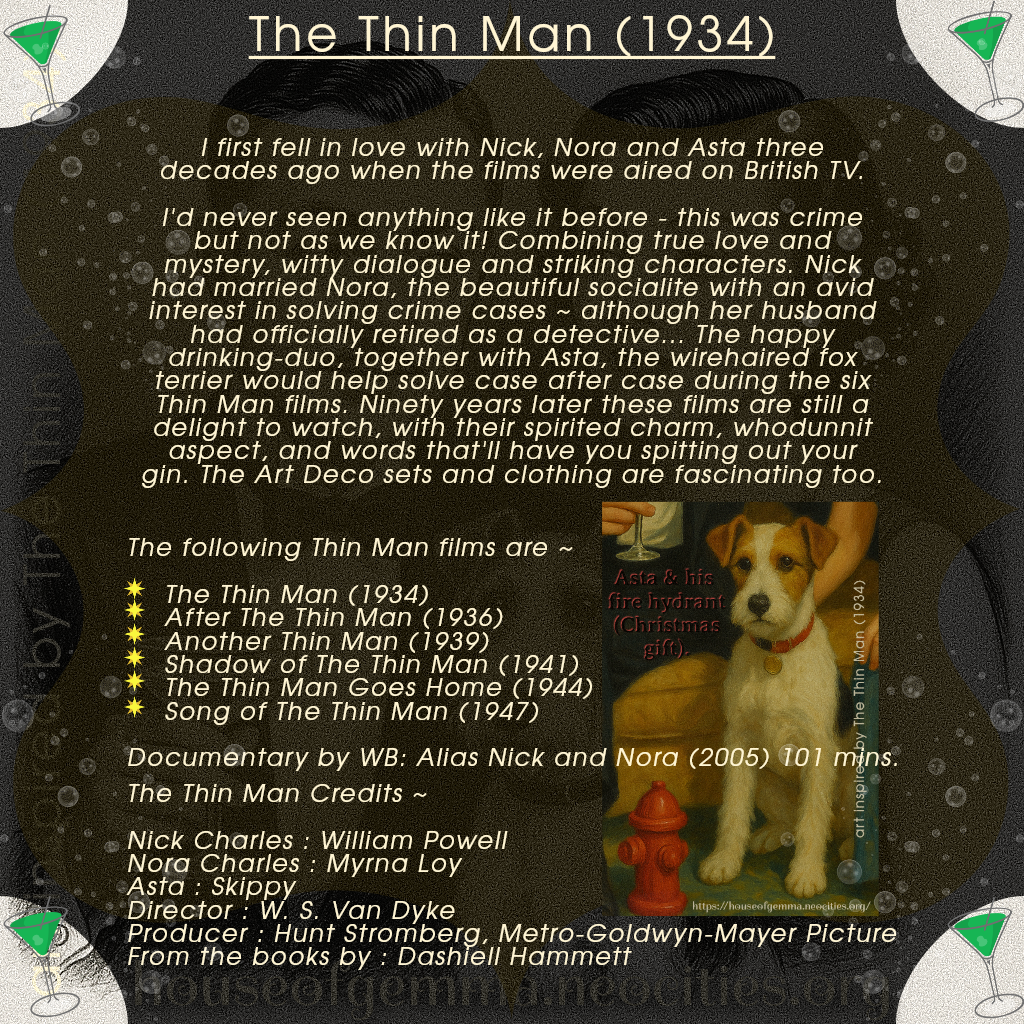 The Thin Man Text Collage